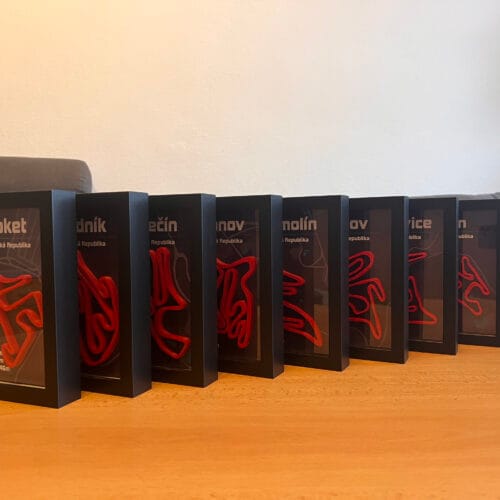 Set devíti MČR motokrosových tratí